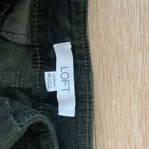 LOFT Curvy Corduroy Pants - Picture 2 of 5